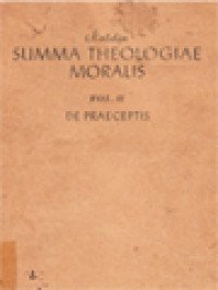 Image of Summa Theologiae Moralis II: De Praeceptis