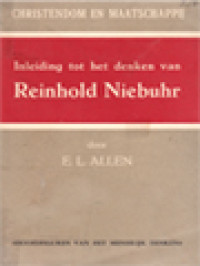Image of Inleiding Tot Het Denken Van Reinhold Niebuhr: Christendom En Maatschappij