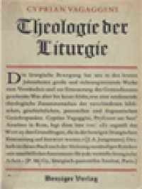 Image of Theologie Der Liturgie