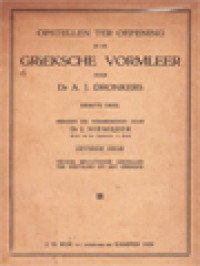 Image of Opstellen Ter Oefening In De Grieksche Vormleer I