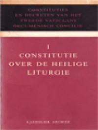 Image of Constitutie Over De Heilige Liturgie (I)