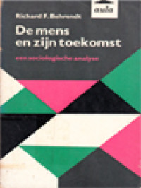 Image of De Mens En Zijn Toekomst: Een Sociologische Analyse