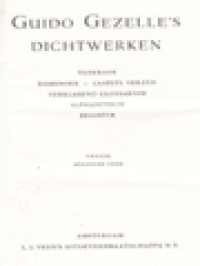 Image of Guido Gezelle's Dichtwerken: Tijdkrans, Rijmsnoer, Laatste Verzen - Verkalrend Glossarium, Alphabetisch, Register