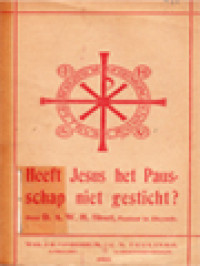 Image of Heeft Jesus Het Pausschap Niet Gesticht?