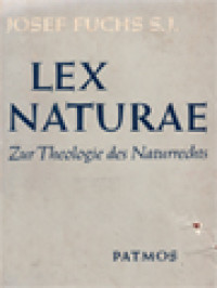 Image of Lex Naturae: Zur Theologie Des Naturrechts
