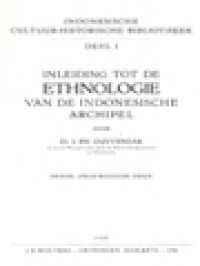 Image of Inleiding Tot De Ethnologie Van De Indonesische Archipel