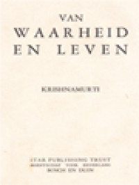 Image of Van Waarheid En Leven