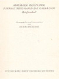 Image of Maurice Blondel, Pierre Teilhard de Chardin: Briefwechsel