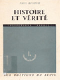 Histoire Et Vérité