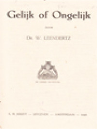 Image of Gelijk Of Ongelijk