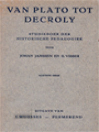 Image of Van Plato Tot Decroly: Studieboek Der Historische Pedagogiek