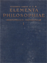 Image of Elementa Philosophiae Aristotelico-Thomisticae, Volumen I: Logica, Philosophia Naturalis