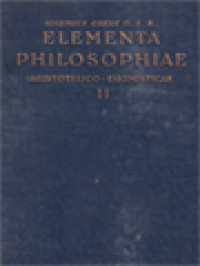 Image of Elementa Philosophiae Aristotelico-Thomisticae, Volumen II: Metaphysica, Ethica