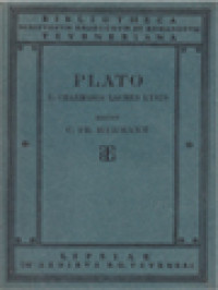 Image of Platonis Charmides Laches Lysis