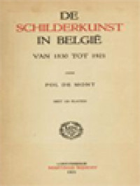 Image of De Schilderkunst In België Van 1830 Tot 1921