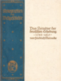 Image of Das Zeitalter Der Deutschen Erhebung ‹1795-1815›