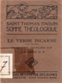 Image of La Verbe Incarné, II: 3a, Questions 7-5