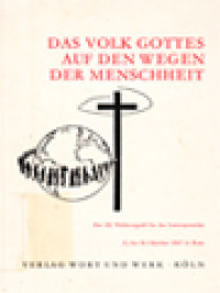 Image of Das Volk Gottes Auf Den Wegen Der Menschheit: III. Weltkongreß Für Das Laienapostolat Vom 11. Bis 18. Oktober 1967 In Rom