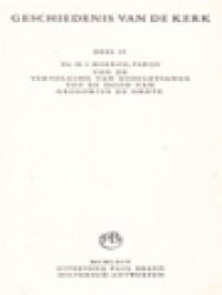 Image of Geschiedenis Van De Kerk II: Van De Vervolging Van Diocletianus Tot De Dood Van Gregorius De Grote
