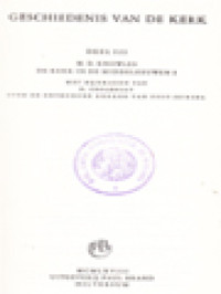 Image of Geschiedenis Van De Kerk III: De Kerk In De Middeleeuwen I