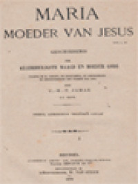 Image of Maria Moeder Van Jesus: Geschiedenis Der Allerheiligste Maagd En Moeder Gods