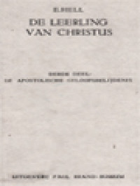 Image of De Leerling Van Christus III: De Apostolische Geloofsbelijdebis