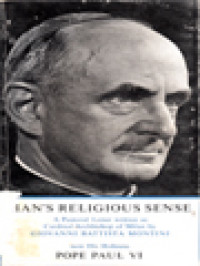Image of Man's Religious Sense: A Pastoral Letter Written As Cardinal Archbishop Of Milan