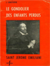 Image of Le Gondolier Des Enfants Perdus: Saint Jérôme Emiliani