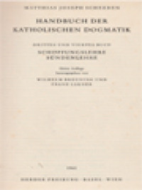 Image of Handbuch Der Katholischen Dogmatik: Schöpfungslehre Sündenlehre