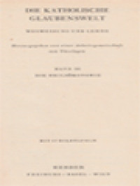 Image of Die Katholische Glaubenswelt III: Die Heilsökonomie