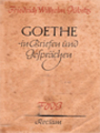 Image of Goethe In Briefen Und Gesprächen