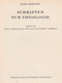 Image of Schriften Zur Theologie III: Zur Theologie Des Geistlichen Lebens