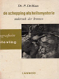 Image of De Schepping Als Heilsmysterie: Onderzoek Der Bronnen