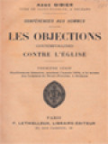 Les Objections Contemporaines Contre L'église I
