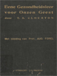 Image of Eene Gezondheidsleer Voor Onzen Geest: Populaire Beschouwingen En Praktische Wenken