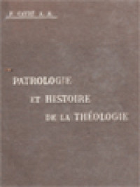 Image of Patrologie Et Histoire De La Théologie I: Livres I Et II