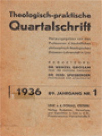Image of Theologisch-Praktische Quartalschrift 89/1