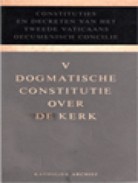 Image of Dogmatische Constitutie Over De Kerk (V)