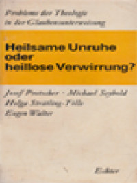 Image of Heilsame Unruhe Oder Heillose Verwirrung? Probleme Der Theologie In Der Glaubenssunterweisung
