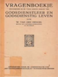 Image of Vragenboekje Behoorende Bij De Twee Eerste Deelen Van Godsdienstleer En Godsdienstig Leven