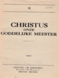 Image of Christus Onze Goddelijke Meester