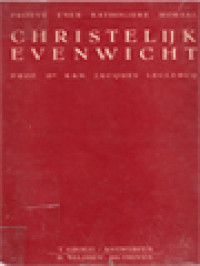 Image of Christelijk Evenwicht: Proeve Ener Katholieke Moraal IV