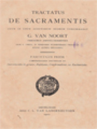 Image of Tractatus De Sacramentis I