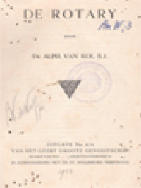 Image of De Rotary; Antwoorfen Aan Een Joodsch Onderzoker; Niels Stensen; Geroepen Tot Priester?; De Zeven Brieven Van St. Ignatius Van Antiochie; Het Mysterie Van Het Lijden; Gemeenschap In Christus