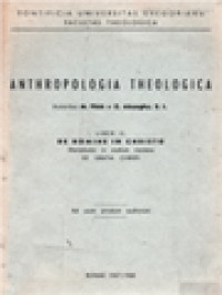Image of Anthropologia Theologica II: De Homine In Christo