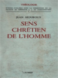 Image of Sens Chrétien De L'Homme