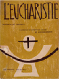Image of L'Eucharistie: Mémorial Du Seigneur Sacrifice D'action De Grâce Et D'intercession