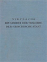 Image of Die Geburt Der Tragödie Der Griechische Staat