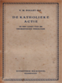 Image of De Katholieke Actie: In Het Licht Van De Thomistische Theologie