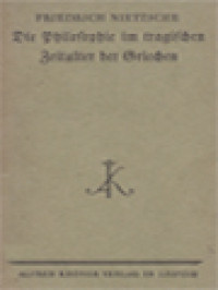 Image of Die Philosophie Im Tragischen Zeitalter Der Griechen